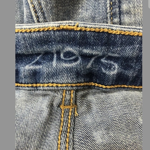 Zara Basic Z1975 Jeans Distressed Ripped Skinny - Picture 8 of 10